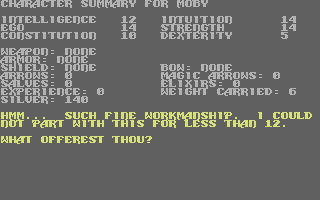Temple of Apshai Trilogy screenshot 5 for Commodore 64